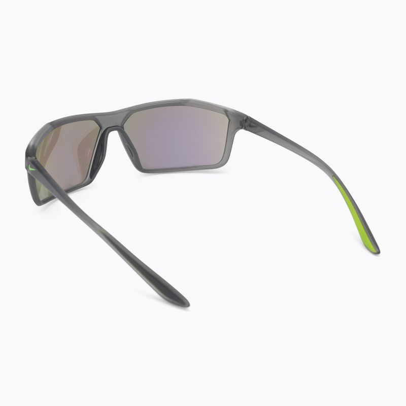 Sonnenbrille Herren Nike Windstorm matte dark grey/grey/green 2