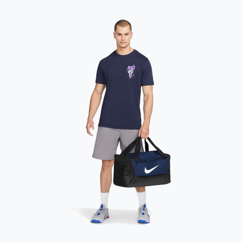 Nike Brasilia Trainingstasche 9.5 41 l navy/schwarz/weiß 9