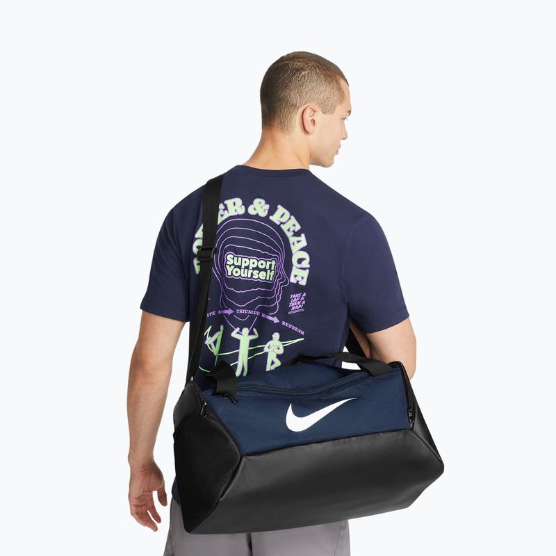 Nike Brasilia Trainingstasche 9.5 41 l navy/schwarz/weiß 10