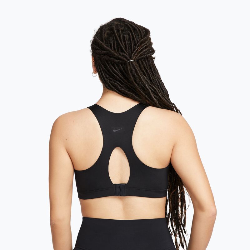 Sport-BH Nike Alpha High-Support Zip-Front black/black/dark smoke grey/dark smoke grey 2