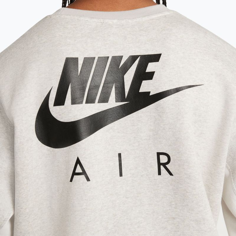 Herren Sweatshirt Nike Air light iron ore/heather/phantom/black 5