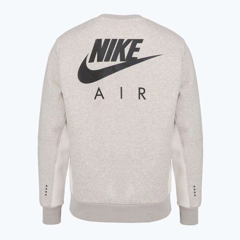 Herren Sweatshirt Nike Air light iron ore/heather/phantom/black 7