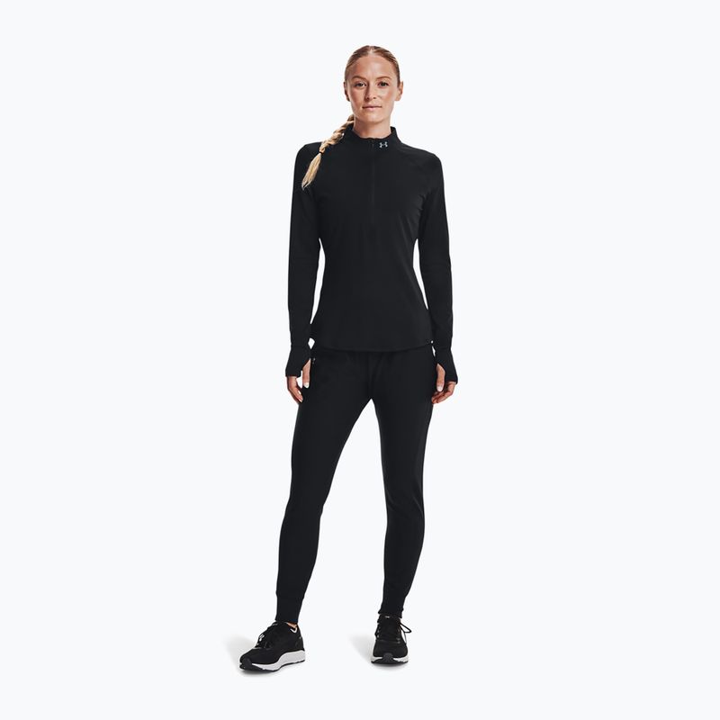 Unter Armour Qualifier Run 2.0 Half Zip Frauen laufen Sweatshirt schwarz 1365632 2