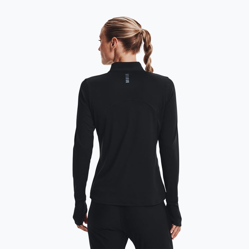 Unter Armour Qualifier Run 2.0 Half Zip Frauen laufen Sweatshirt schwarz 1365632 3