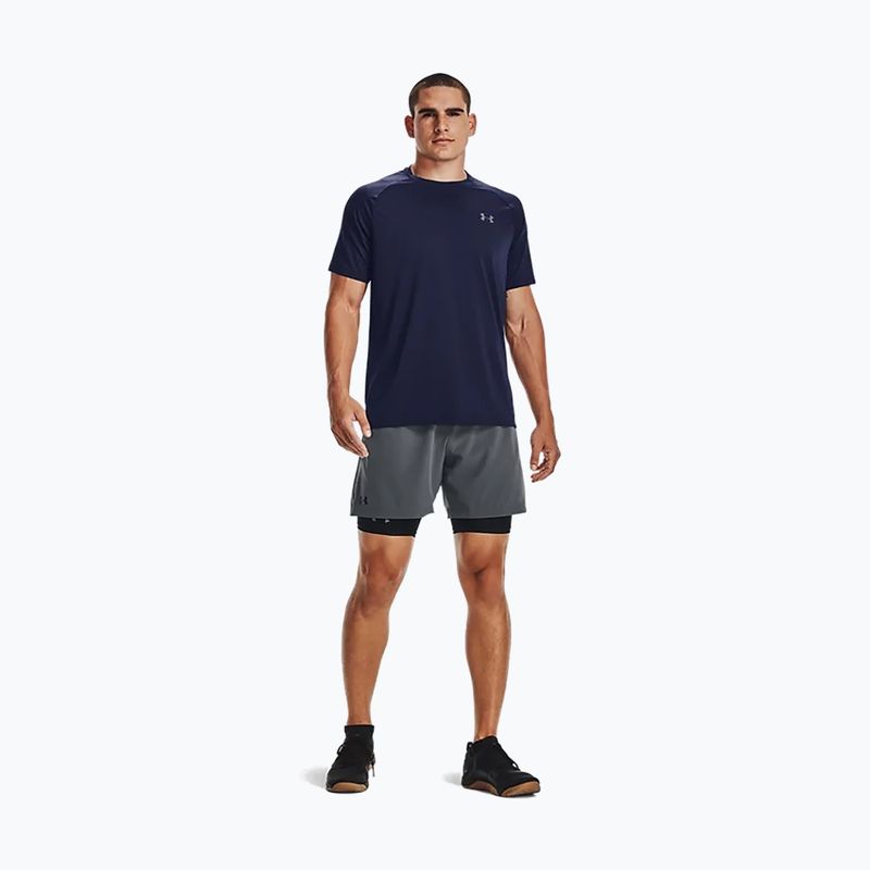 Under Armour Herren Training T-Shirt UA Tech 2.0 SS Tee Neuheit navy blau 1345317 2