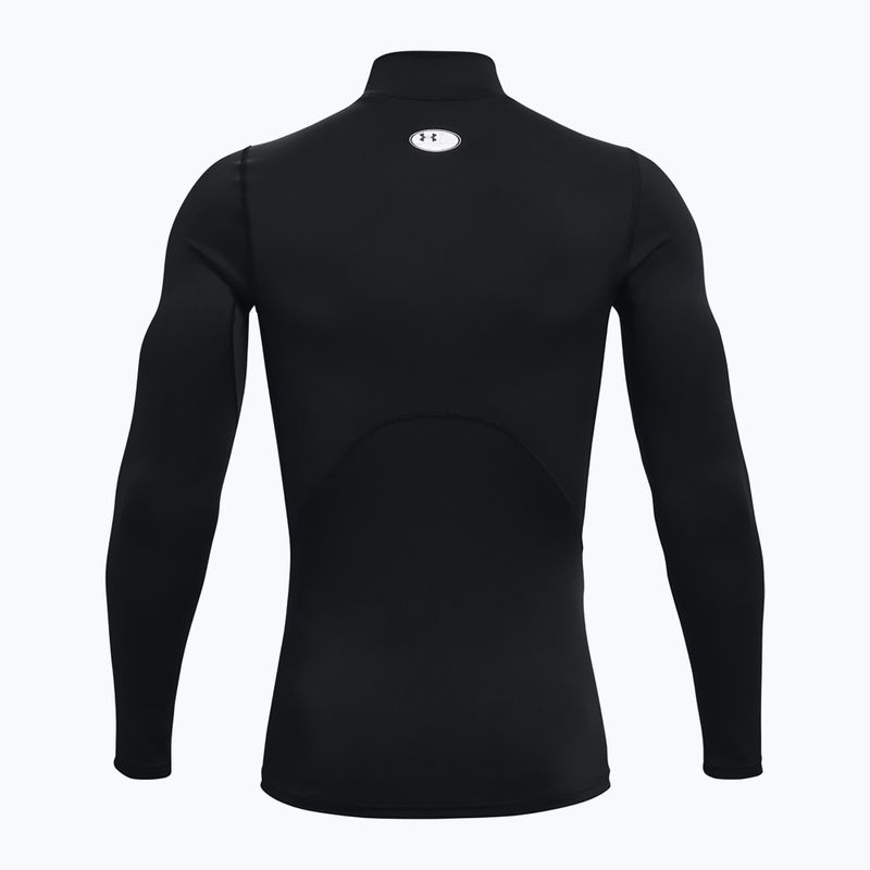 Training Longsleeve Herren Under Armour Comp Mock UA Armour black/white 7