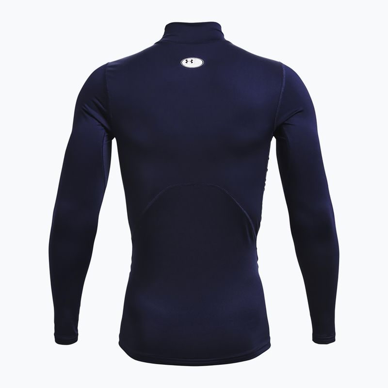 Trainings Longsleeve Herren Under Armour Comp Mock UA Armour midnight navy/white 2