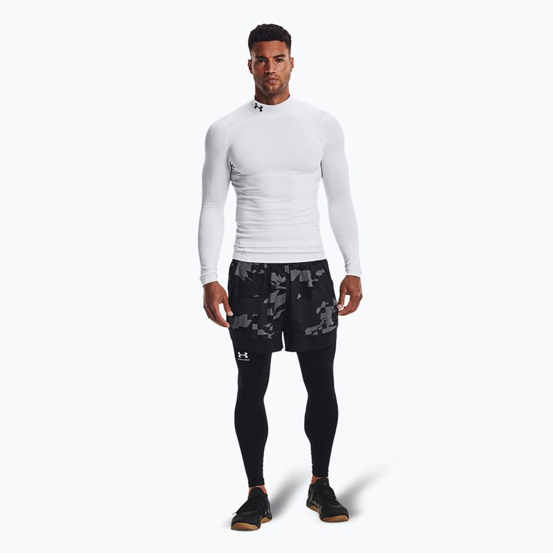 Under Armour Comp Mock UA Armour Herren Training Longsleeve weiß/schwarz 2