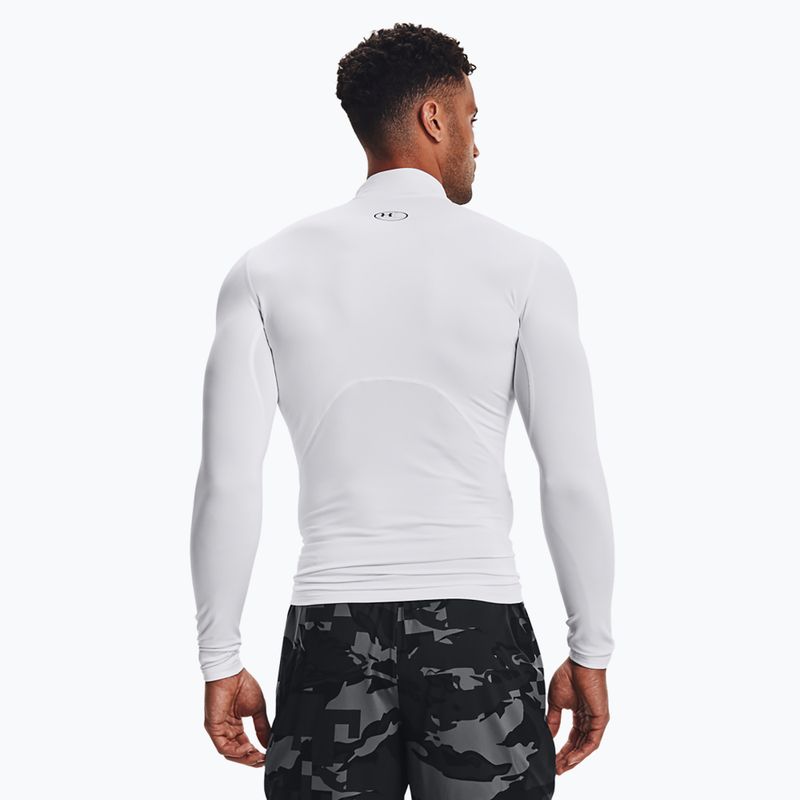 Under Armour Comp Mock UA Armour Herren Training Longsleeve weiß/schwarz 3