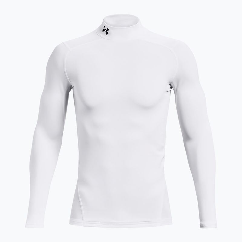 Training Longsleeve Herren Under Armour Comp Mock UA Armour white/black 5