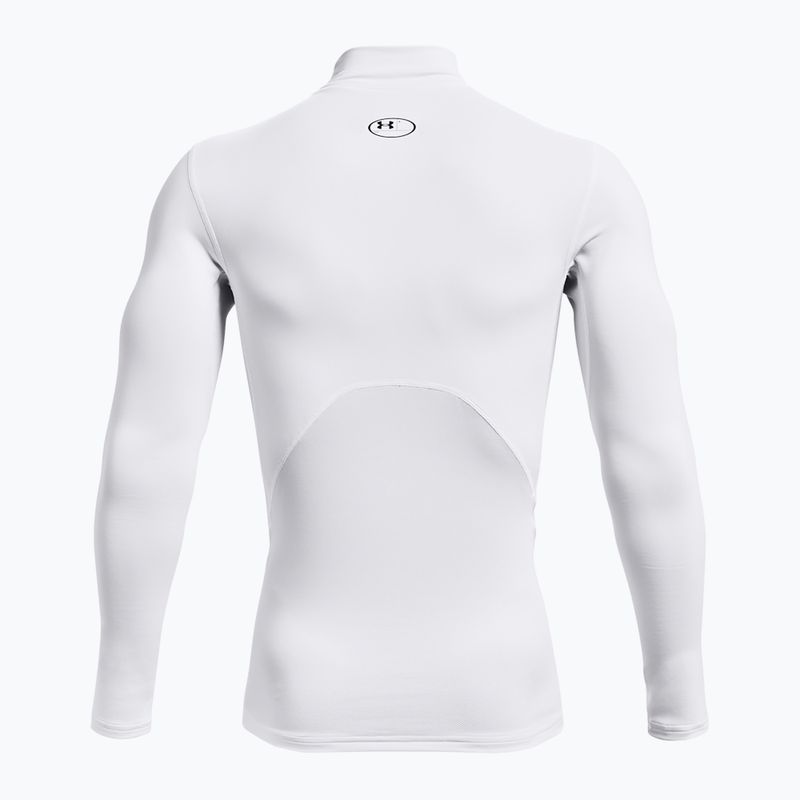 Training Longsleeve Herren Under Armour Comp Mock UA Armour white/black 6