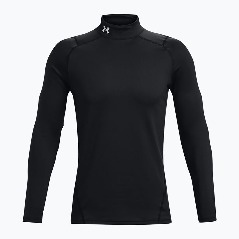 Training Longsleeve Herren Under Armour Comp Mock UA Armour black/white 5