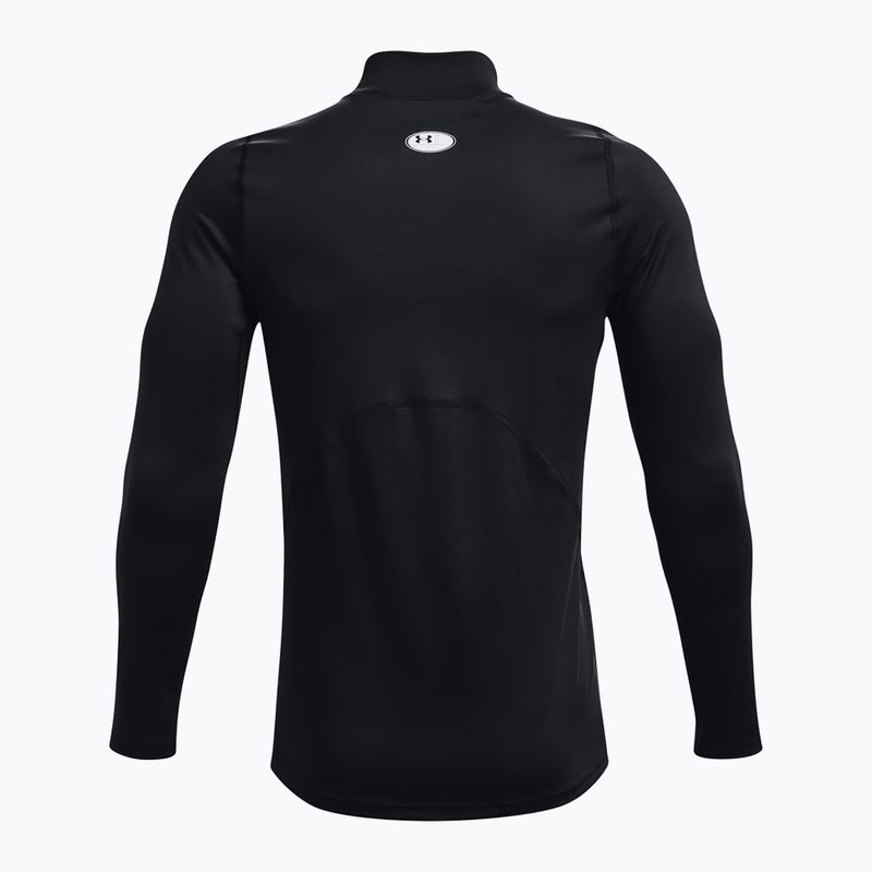 Training Longsleeve Herren Under Armour Comp Mock UA Armour black/white 6
