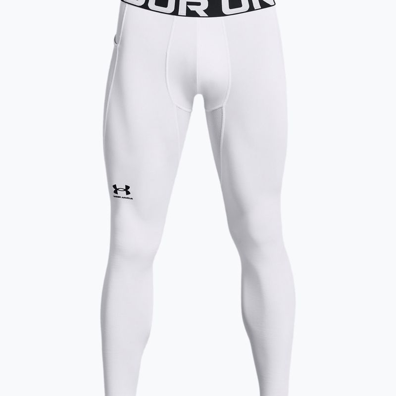 Herren-Leggings Under Armour Ua Cg Armour Novelty Compression weiß/schwarz 4