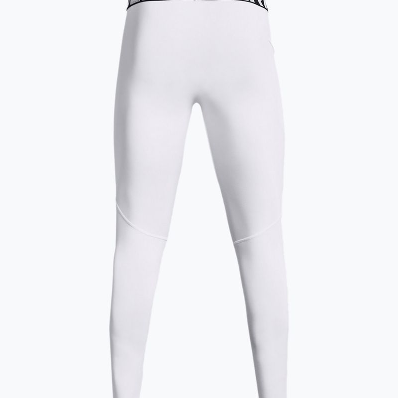 Herren-Leggings Under Armour Ua Cg Armour Novelty Compression weiß/schwarz 5