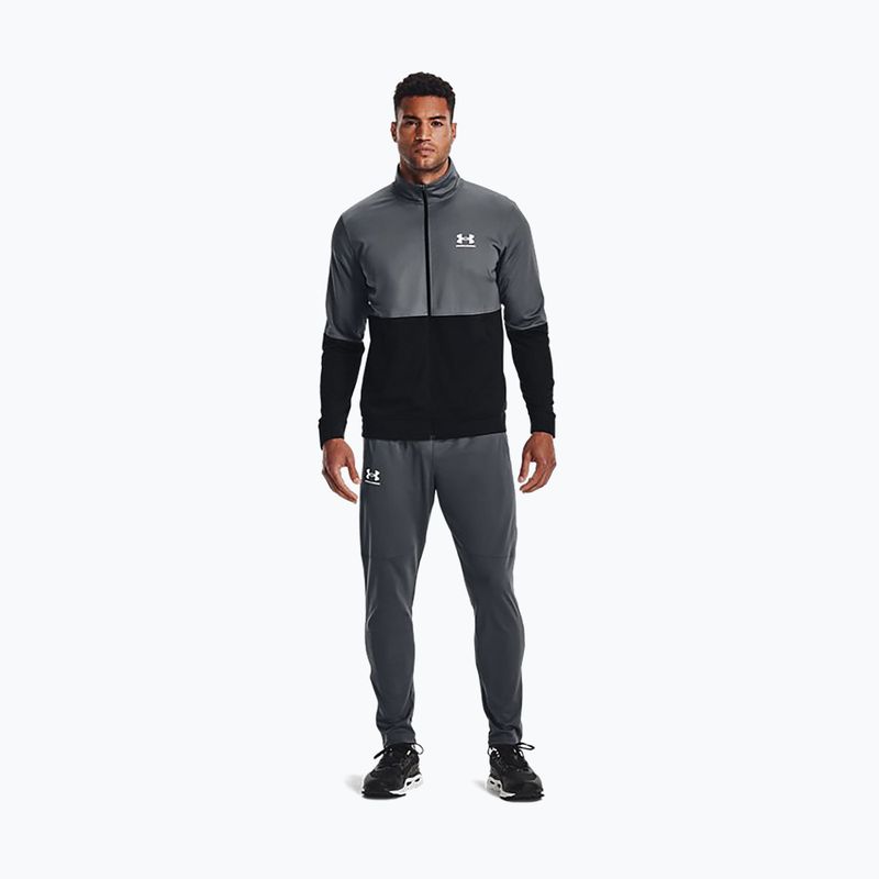 Under Armour Herren Pique Track grau Training Sweatshirt 1366202 2