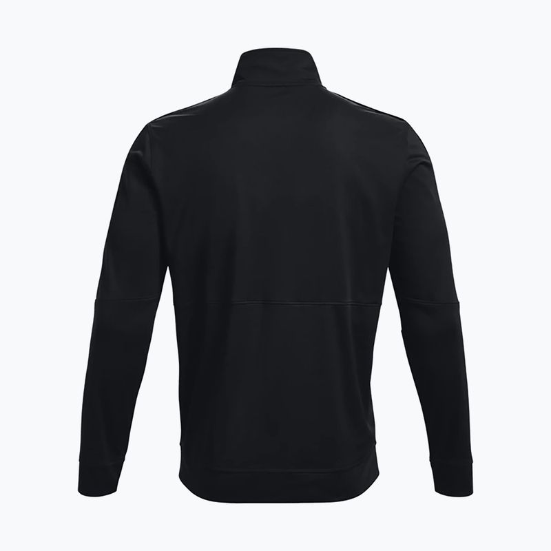 Under Armour Pique Track Herren Trainingsshirt schwarz 1366202 2