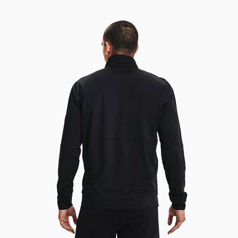 Under Armour Pique Track Herren Trainingsshirt schwarz 1366202 4