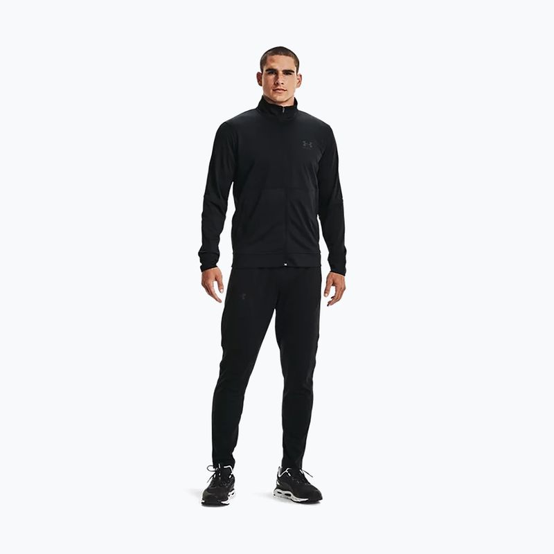 Under Armour Pique Track Herren Trainingsshirt schwarz 1366202 5