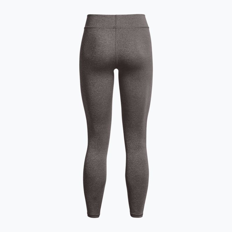 Unter Armour ColdGear Authentics Frauen Training Leggings Holzkohle helles Heidekraut/schwarz 5