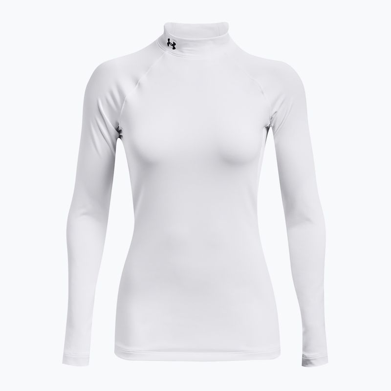 Under Armour Authentics CG Mockneck weiß/schwarz Damen Training Longsleeve 7