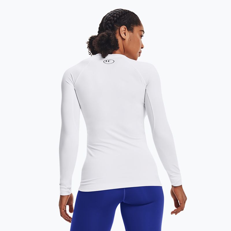 Damen Under Armour Authentics CG Crew weiß/schwarz Longsleeve 2