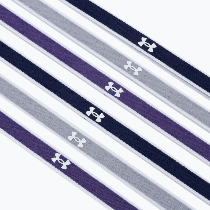 Unter Armour Ua Mini Stirnbänder 0 4  6pcs marineblau-lila-grau 1286016-412 3