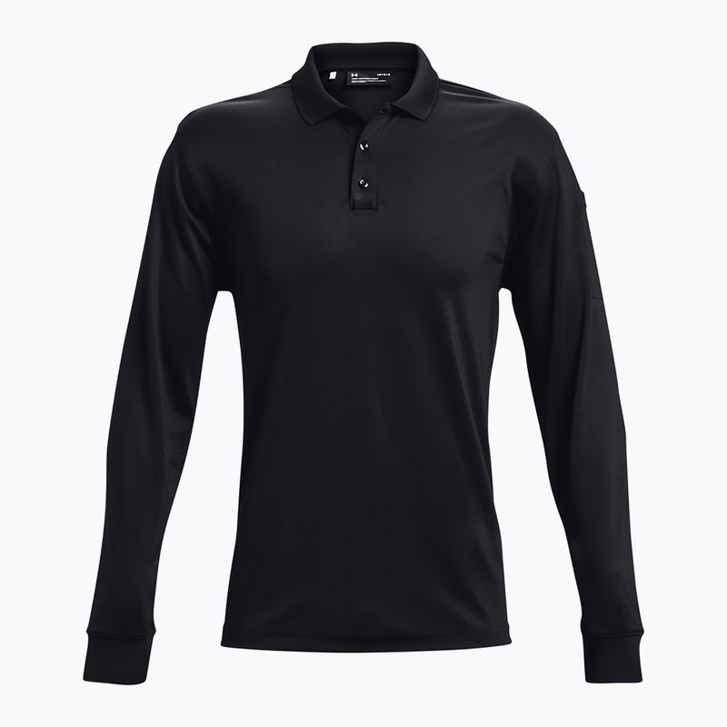 Herren Under Armour Tactical Performance Polo 2.0 Longsleeve schwarz/schwarz 5