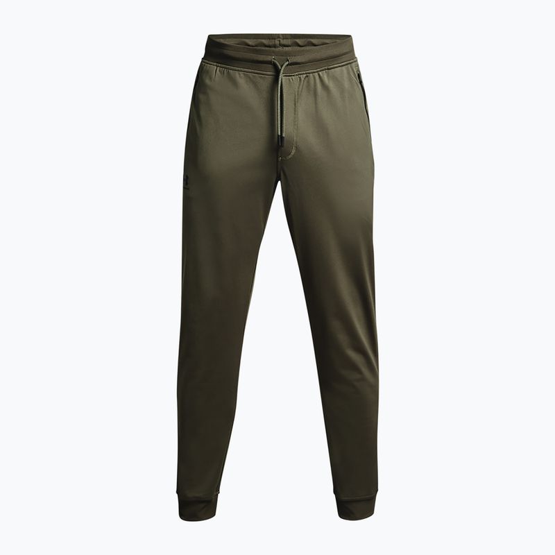 Hose Herren Under Armour Sportstyle Tricot Jogger marine od green / black 5