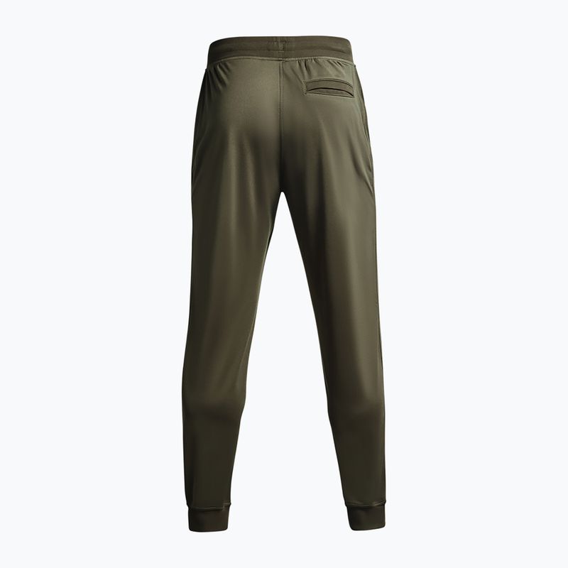 Hose Herren Under Armour Sportstyle Tricot Jogger marine od green / black 6