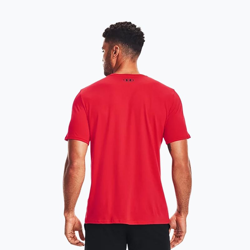 Unter Armour UA Sportstyle Logo SS Herren Training T-Shirt rot 1329590 4