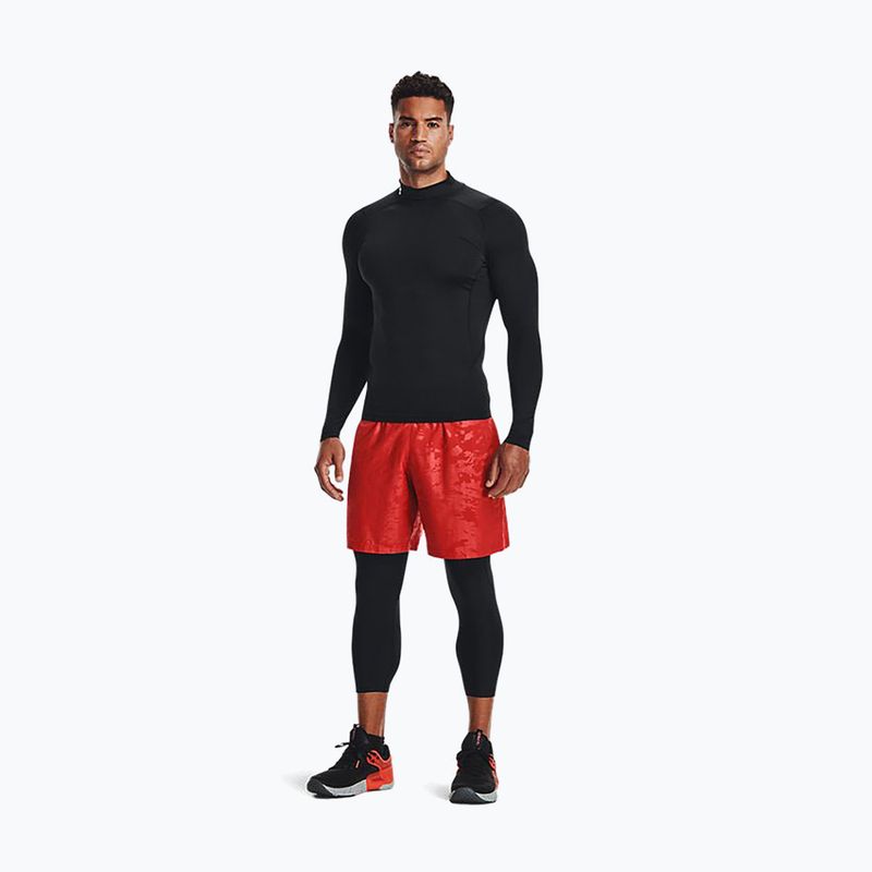 Under Armour Herren Langarm-T-Shirt Ua Hg Armour Comp Mock schwarz 1369606-001 2