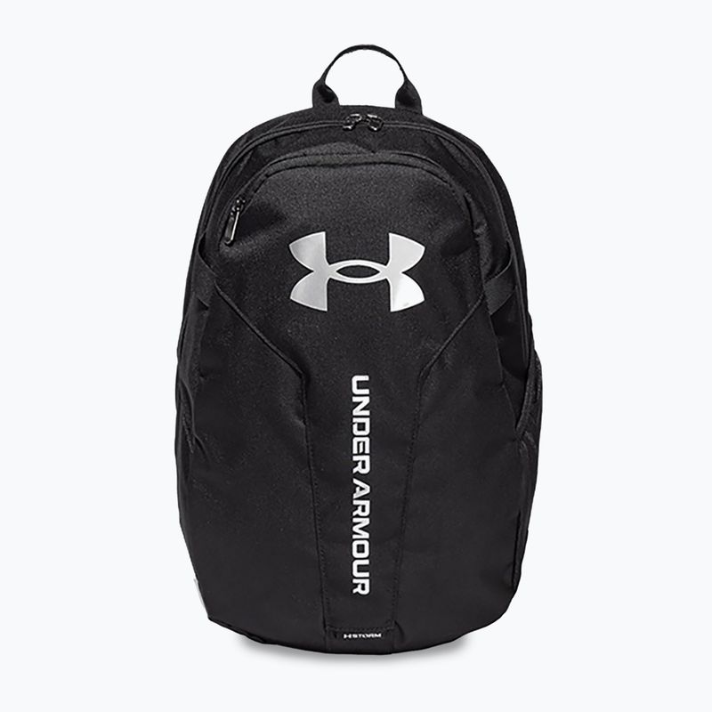 Under Armour Hustle Lite 26,5 l schwarz/schwarz/metallisch silberner urbaner Rucksack