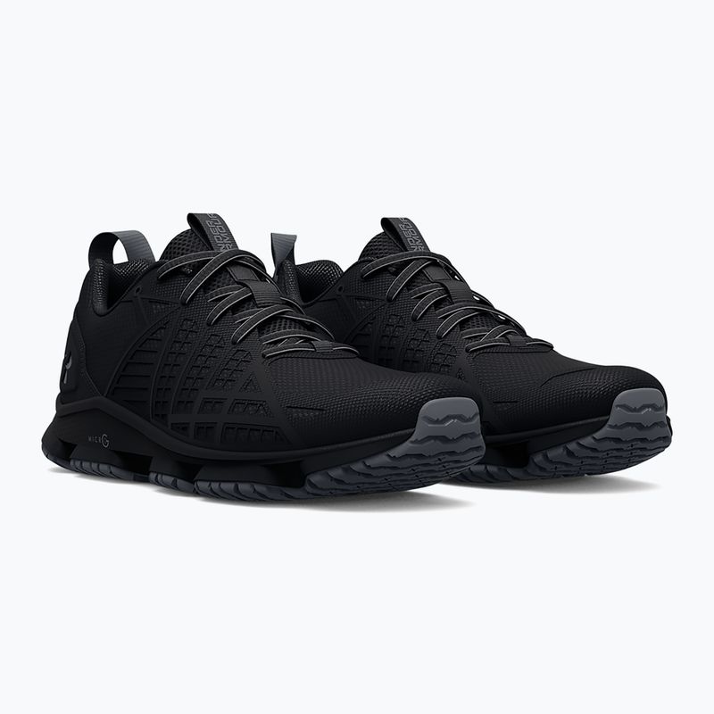 Under Armour MG Strikefast Damen Schuhe Schwarz/Schwarz/Pitch Grau 10