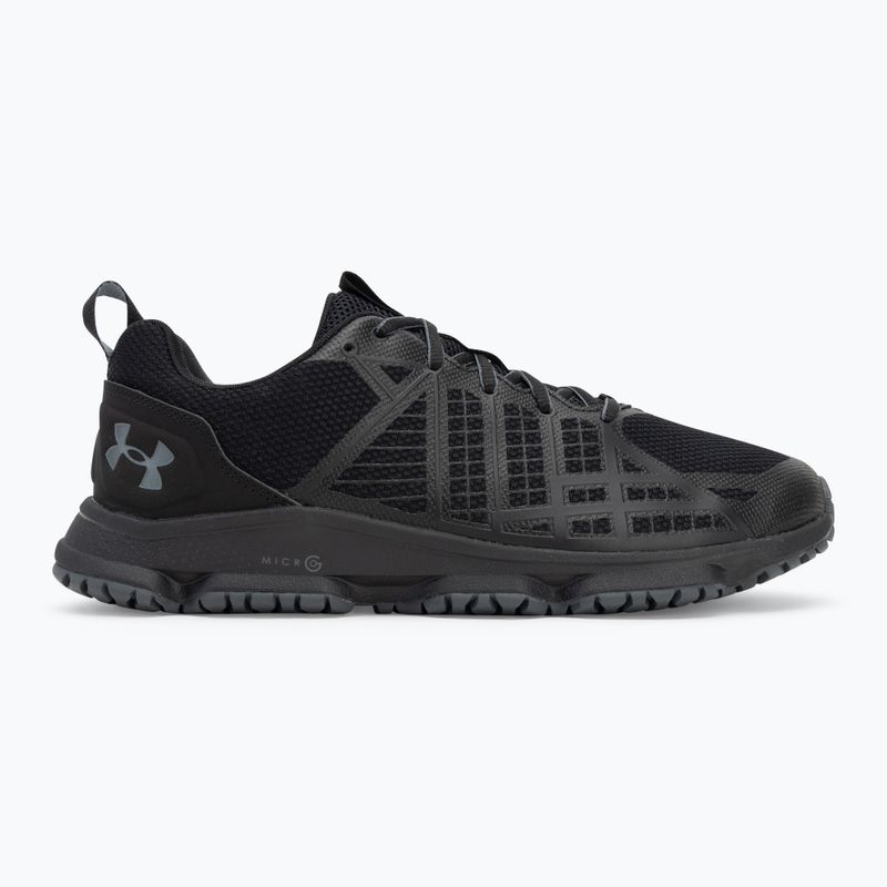 Under Armour MG Strikefast Herrenschuhe schwarz/schwarz/pitch grau 2