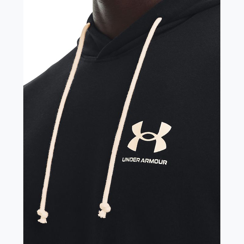 Men's Under Armour Rival Terry Lc Hd Sweatshirt schwarz/onyx weiß 4