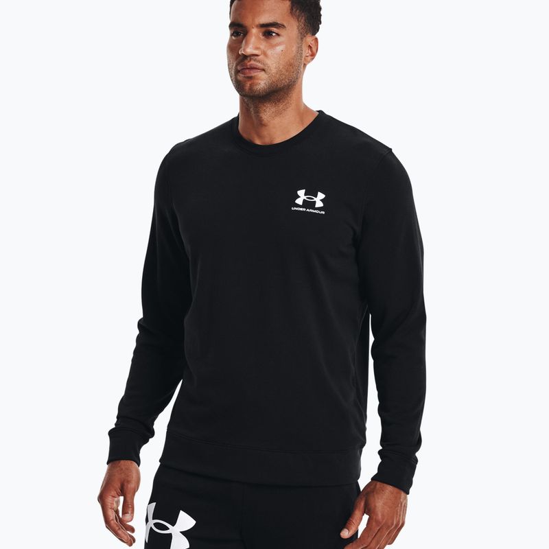 Under Armour Herren Trainingspullover Rival Terry LC Crew schwarz 1370404-001 3