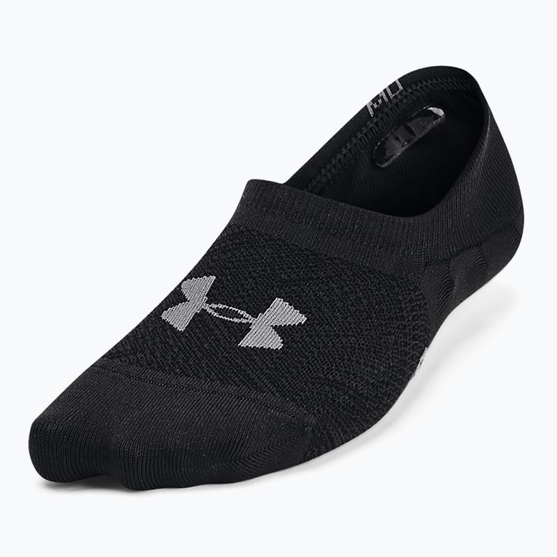 Under Armour Breathe Lite Ultra Low 3P schwarz/schwarz/grau Damen Trainingssocken 2