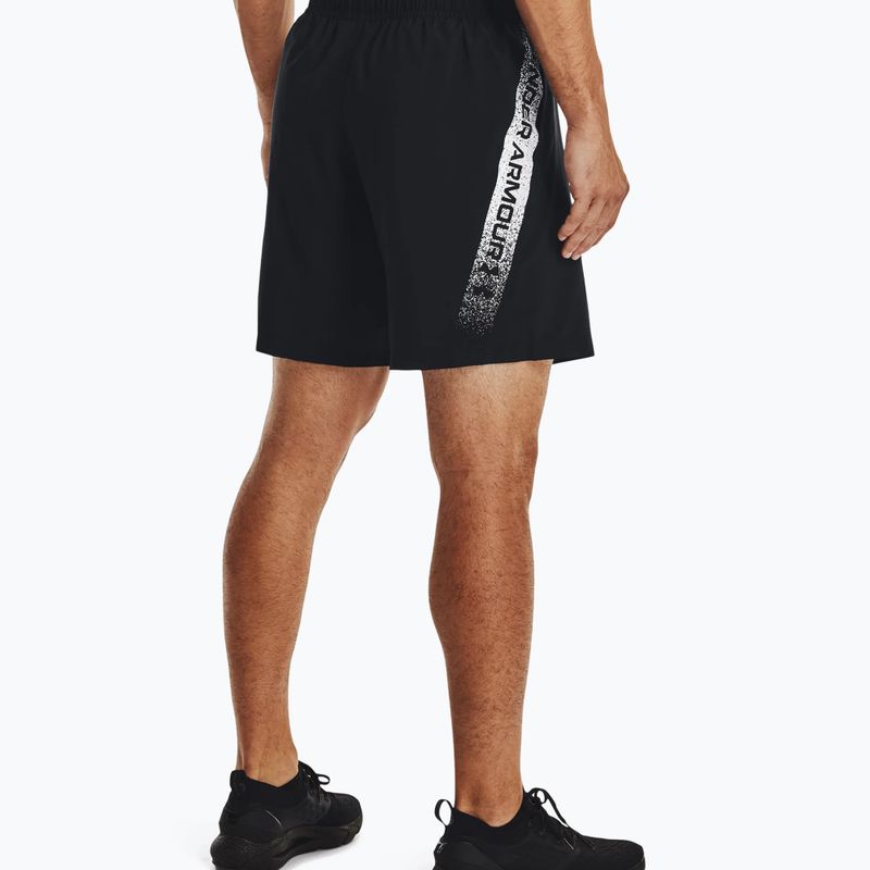 Under Armour Woven Graphic Herren Trainingsshorts schwarz 1370388 3