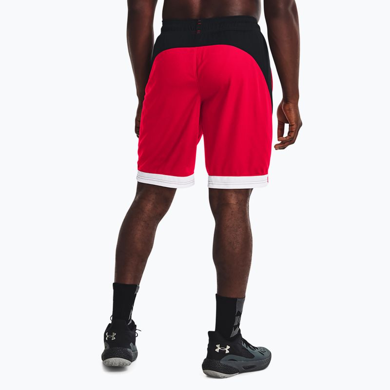 Herren Basketballshorts Under Armour Baseline 1In 6 rot 13722-6-LG 3