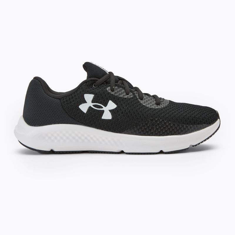 Under Armour Charged Pursuit 3 schwarz/schwarz/weiß Herren Laufschuhe 2