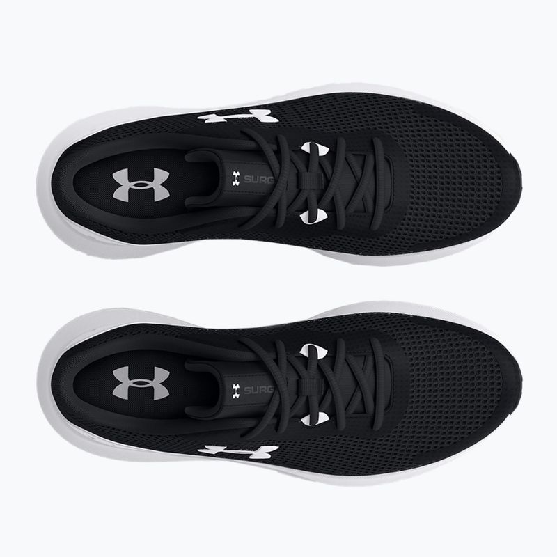 Under Armour Surge 3 Herren Laufschuhe schwarz und weiß 3024883 12