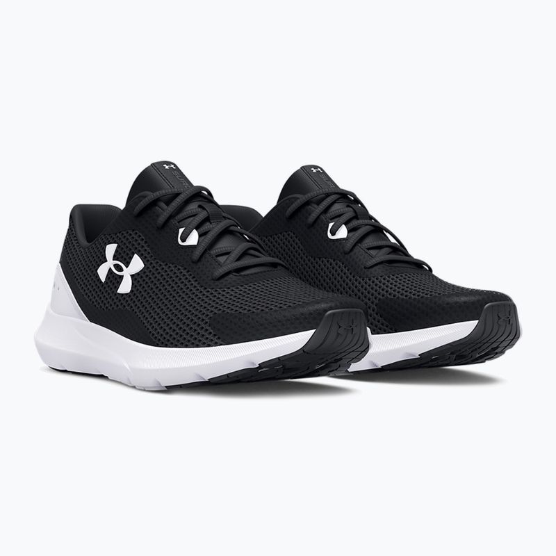 Under Armour Surge 3 Herren Laufschuhe schwarz und weiß 3024883 13