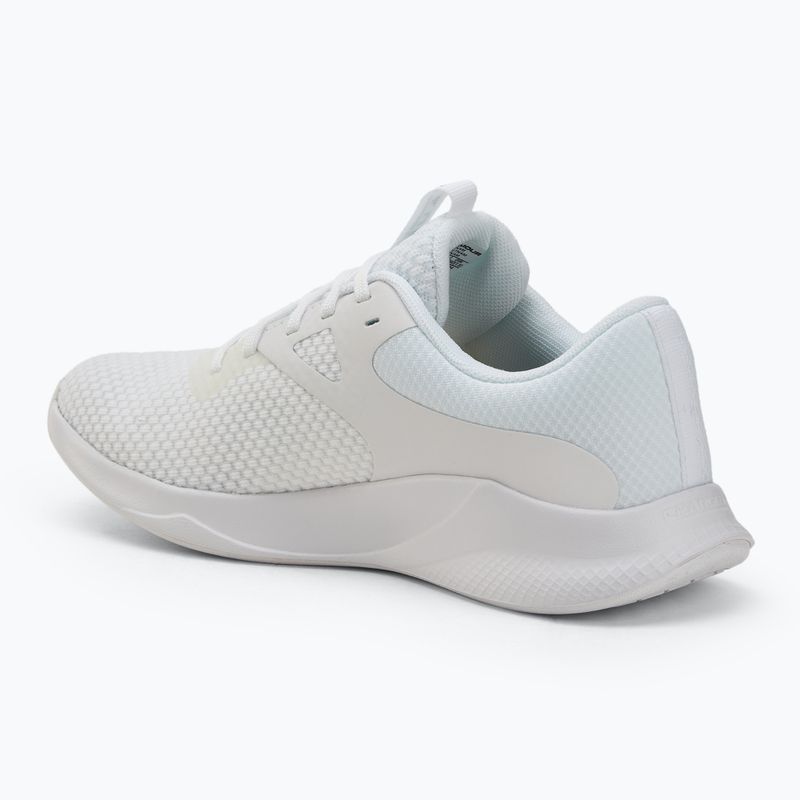 Trainingsschuhe Damen Under Armour W Charged Aurora 2 white/white/metallic warm silver 3