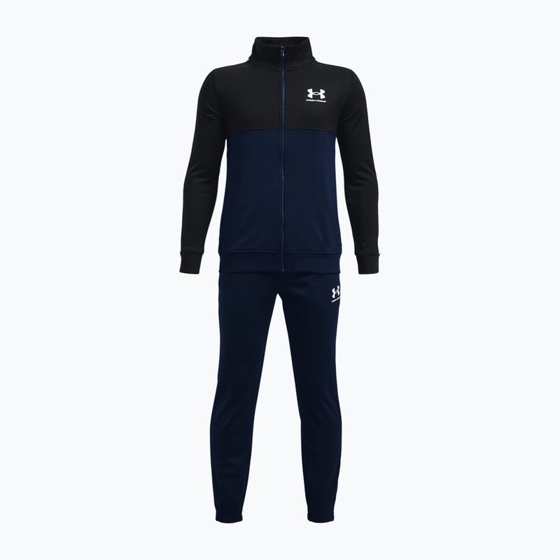 Under Armour CB Knit Kinder Trainingsanzug navy blau 1373978-408