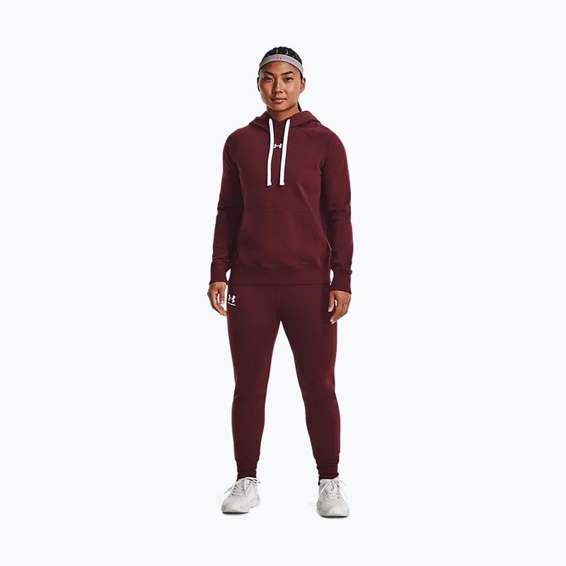 Frauen unter Armour Rival Fleece Hb Hoodie kastanienbraun 1356317 2