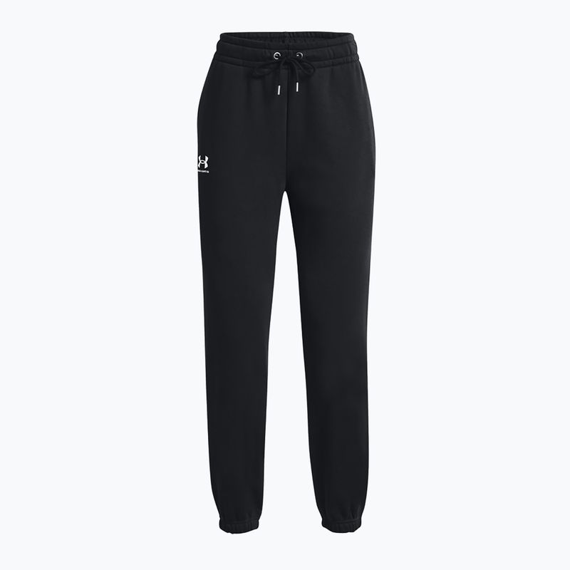 Under Armour Essential Fleece Jogger schwarz/weiß Damen Trainingshose 5