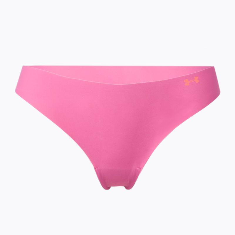 Unter Armour Frauen nahtlose Höschen Ps Thong 3er-Pack rosa 1325617-669 2