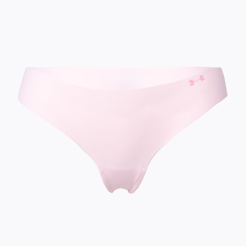 Unter Armour Frauen nahtlose Höschen Ps Thong 3er-Pack rosa 1325617-669 5