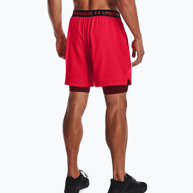 Under Armour Herren 2-in-1 Trainingsshorts UA Vanish Woven Sts rot 1373764 4